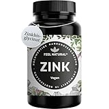 Zink Tabletten - 365 Stück im Jahresvorrat - Hochdosiert mit 25mg je Tagesdosis...