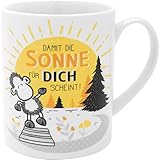Sheepworld XL-Tasse Motiv 'Sonne' | Große Tasse aus Porzellan, Jumbo-Tasse, 60...