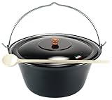 Grillplanet ungarischer Gulaschkessel 22 Liter mit Deckel emailliert,...
