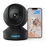Reolink WLAN Überwachungskamera Innen, 2K 3MP Hund Haustier Kamera Babyphone,...