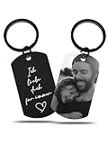 Meinearmbänder Personalisierter Schlüsselanhänger mit Bild & Gravur |...