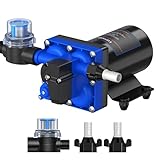 LumaBrite Wasserpumpe 12V Druckwasserpumpe, 6.0 GPM 70 PSI Wasserpumpe...