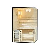 Home Deluxe - Traditionelle Sauna - Shadow M - 120 x 120 x 190 cm - für 2...