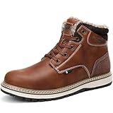 AX BOXING Winterschuhe Herren Gefütterte Winterstiefel Warm Draussen...