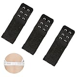 3 Stücke BH-Verlängerer, BH Erweiterung 2 Haken, BH Verschluss Verlängerung,...