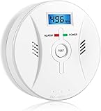 Kohlenmonoxid Warnmelder mit LCD Display CO Melder Lauter 85 Db Alarm...
