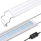 FEDOUR Full Spectrum LED Aquarium Licht: 30-50cm Klassische Aquariumleuchte mit...