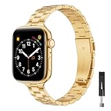 GEARYOU Metall Armband Kompatibel mit Apple Watch Armband 40mm 38mm 41mm 42mm...