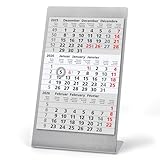 Truento 3-Monats-Tischkalender zum Aufstellen für 2 Jahre (2026 & 2027) inkl....