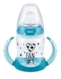 NUK First Choice Trinklernflasche Fußball-Edition, auslaufsicher, 6-18 Monate,...