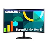 Samsung S36GD Essential Curved Monitor 24 Zoll, PC-Bildschirm mit VA-Panel, Full...