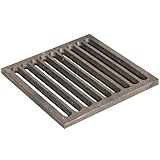 ScarMaxx - Kaminrost Gusseisen 22x22 cm - Ascherost für Kaminofen - Kamin...