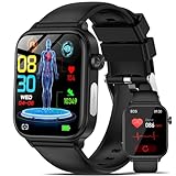 2025 Neu Smartwatch EKG/HRV/Harnsäure/BMI Herren Damen Gesundheitsuhr mit...
