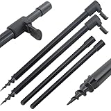 Hirisi 2 x Banksticks Rutenhalter mit 30 - 45 cm Länge verstellbar mit Gewinde...