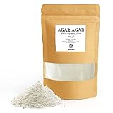 ERBOTECH, Agar Agar, Lebensmittelgelatine Pulver, 100% pflanzliches Geliermittel...