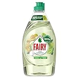 Fairy Spülmittel (430 ml) 100 % natürlicher Duft von Bergamotte und Ingwer,...