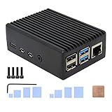 Geekworm Raspberry Pi 4 Model B Aluminum Case Durable Passive Heat Dissipation...