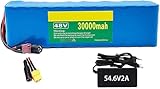 48V 30Ah E-Bike Akku, für 1000W 800W 750W 500W 350W 200W Elektrofahrrad Scooter...