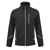 WORK IDEA Strick Fleecejacke Herren, Jacke Fleece Strickjacke, atmungsaktive...