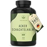 Ackerschachtelhalm - 360 Kapseln: Big Pack - 500mg pro Kapsel - Zinnkraut...