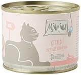 MjAMjAM - Premium Nassfutter für Katzen - Kitten saftiges Hühnchen mit...