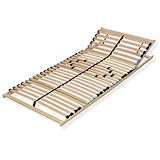 Sleepneo Lattenrost 100x200, Kopfteil verstellbar, Ergonomischer 7 Zonen...