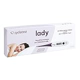 cyclotest lady Basalthermometer mit Tasche und Kurvenblättern zur...