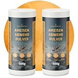 Ameisen Abwehr Pulver – 1000g – Sofortwirkung gegen Ameisen, Asseln, Käfer...