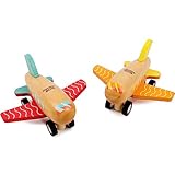 PLANÈTE Bois - Flugzeug - FSC - 030144A - 1 Stück - Zufällige Farbe - Holz -...