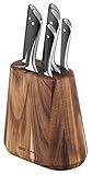 Jamie Oliver by Tefal K267S7 7-teiliger Messerblock | 6 Küchenmesser + Holz |...