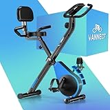 Heimtrainer Fahrrad Klappbar, VANNECT Hometrainer Fahrrad mit 16 Stufen...