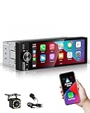 ESSGOO Autoradio mit Wireless Carplay und Android Auto, 6.36 Zoll HD IPS...