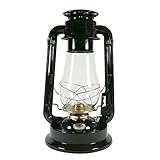 Heinze Petroleumlampe Garden, Grosse Sturmlaterne aus Schweden, schwarz, mit...