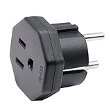 US/JP/CA Stecker auf EU/DE/FR/IT/ES Adapterstecker, US/CA/JP Stecker für...