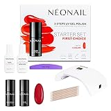 NÉONAIL Starter Set FIRST CHOICE - LED UV Lampe - UV Nagellack - Maniküre Set...