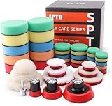 SPTA Polierschwamm, 43tlg 30mm, 50mm, 80mm Polierschwämme Polieren Pad Schwamm...