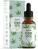 CBD Öl 10% - Vollspektrum CBD Tropfen mit Hanföl - 1000mg Cannabidiol -...