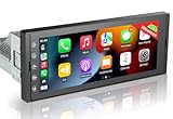 Android Autoradio 1Din mit Bildschirm,Wireless CarPlay & Android Auto Radio...