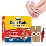 Hühneraugen Pflaster, MYMULIKE 60pcs Corn Removal Pads, 2-Größe Entferner...