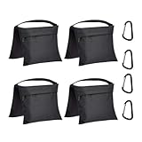 Amazon Basics Fotografische Leere Sandsack-Sets für Lichtständer, Reflektoren,...