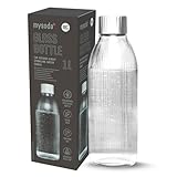 Mysoda Glasflasche KOMPATIBEL Glassy Wassersprudler, 1 Liter