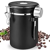 Royouzi Luftdichte Edelstahl Kaffeedose, Vakuum Kaffeedose, 1,8 L...