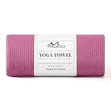 MoKo Yoga Handtuch rutschfest, Yoga Matten Handtuch mit Griffpunkten und...