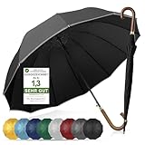 ADRIANO PORCARO® Regenschirm Sturmfest I Ø120cm Schirm I Regenschirm Groß XXL...