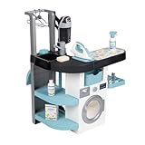 Smoby - Rowenta Waschküche (56,5x39x77,5 cm) - Putz- und Wasch-Station für...