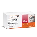Aciclovir-ratiopharm Lippenherpescreme: Herpescreme zur lindernden Therapie von...
