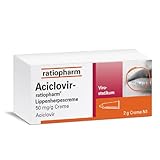 Aciclovir-ratiopharm Lippenherpescreme: Herpescreme zur lindernden Therapie von...