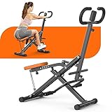 Dskeuzeew Squat Machine Heimtrainer Fitnessgeräte mit Widerstandsband AB...