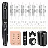 TATELF Permanent Make up Maschine Kabellos mit 10 Stück Patronennadeln...