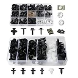 180 Stück Karosserieschrauben Set + Befestigungsclips, Auto Body Undertray...